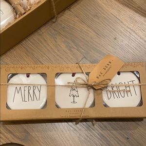 Rae Dunn ceramic ornaments
